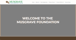 Desktop Screenshot of musgravefoundation.org